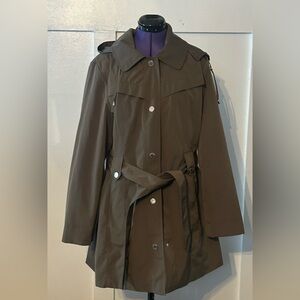 London Fog Olive Trench Coat